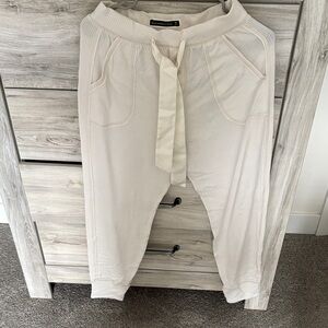 Abercrombie & Fitch Cream Joggers